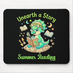Entdecke eine Geschichte Triceratops Dinosaurier l Mousepad