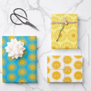 Entdecke hier das Sunshine Gift Wrap Set Geschenkpapier Set