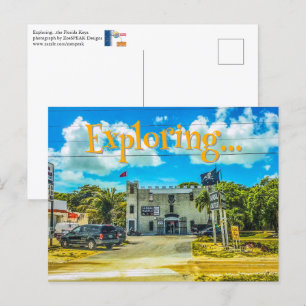 Entdecken ...die Florida Keys Postcard Postkarte