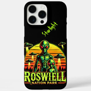Entdecken Sie Alien Lore in Roswell! iPhone 16 Pro Max Hülle