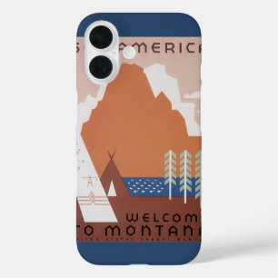 Entdecken Sie Amerika Willkommen in Montana, Vinta title_seo2