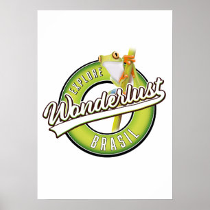 Entdecken Sie Brasilien Reisefieber Auto-Magnet Poster