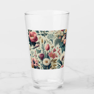 Entdecken Sie das Atemberaubende botanische Muster Glas