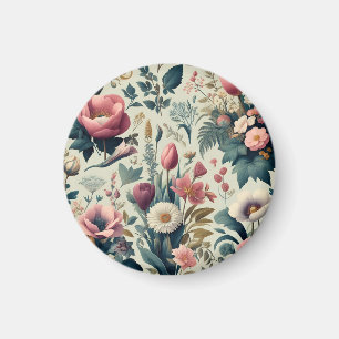 Entdecken Sie das Atemberaubende botanische Muster Magnet