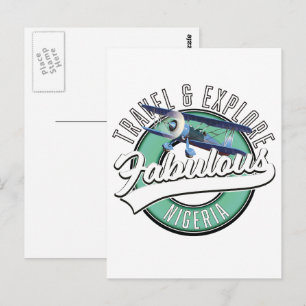 Entdecken Sie das fabelhafte ägyptische Logo. Post Postkarte