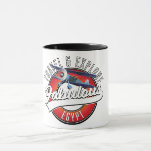 Entdecken Sie das fabelhafte ägyptische Logo. Tasse