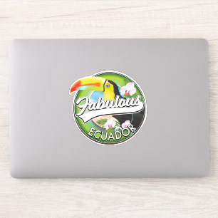 Entdecken Sie das fabelhafte Ecuador Logo Aufkleber