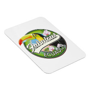Entdecken Sie das fabelhafte Ecuador Logo Magnet