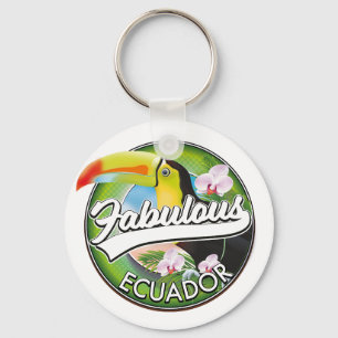 Entdecken Sie das fabelhafte Ecuador Logo Schlüsselanhänger