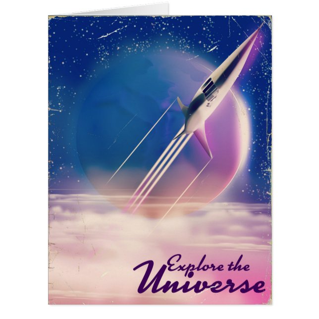 Entdecken Sie das Universe Vintag Space Poster (Vorderseite)