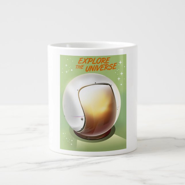 Entdecken Sie das Universum Jumbo-Tasse (Vorderseite)