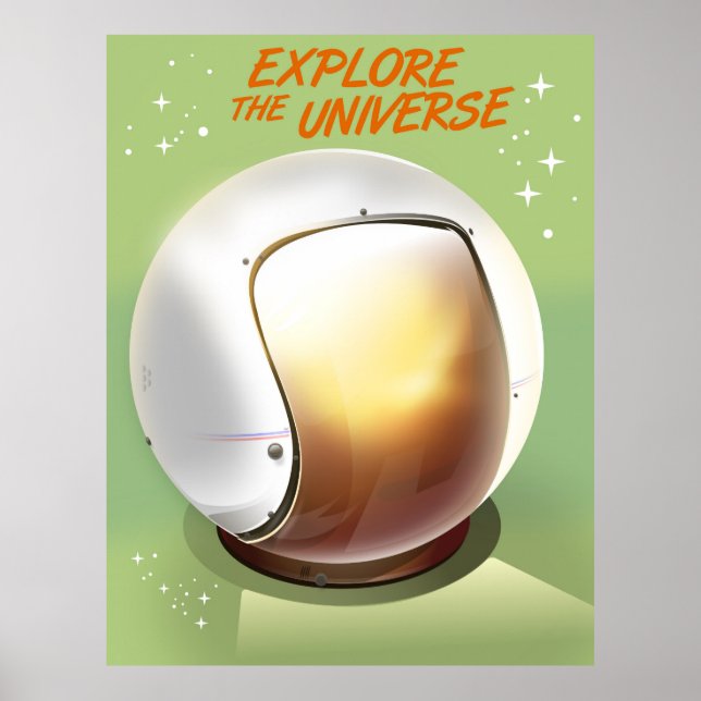 Entdecken Sie das Universum Poster (Vorne)
