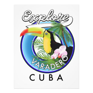 Entdecken Sie das Varadero Cuba Reiselogo Fotodruck
