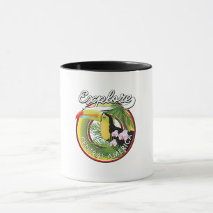 Entdecken Sie das Zentralamerika Logo. Tasse