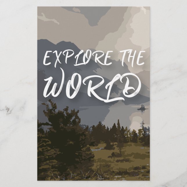 Entdecken Sie den 5,5" x 8,5" Flyer der Welt (Vorne)