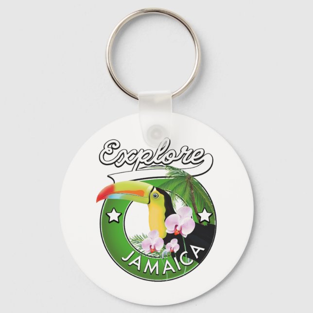 Entdecken Sie den Bahamas Logo Magnet Schlüsselanh Schlüsselanhänger (Vorderseite)