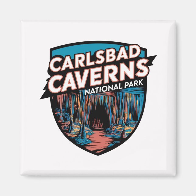 Entdecken Sie den Carlsbad Caverns Nationalpark Magnet (Vorne)