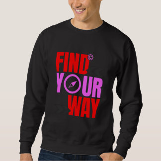 Entdecken Sie den inspirierenden Kompass Sweatshirt