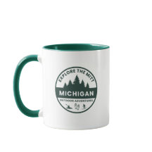 Entdecken Sie den Mitt, Michigan Coffee Tasse