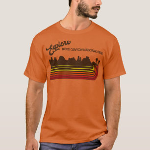 Entdecken Sie den Nationalpark Bryce Canyon Retro T-Shirt