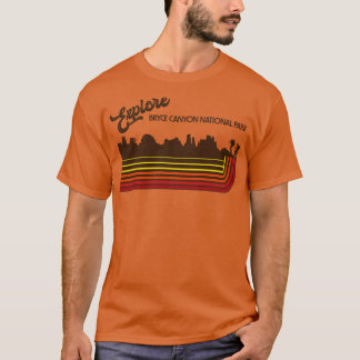 Entdecken Sie den Nationalpark Bryce Canyon Retro  T-Shirt