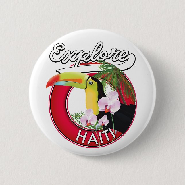 Entdecken Sie den Reisepatch für das Logo von Hait Button (Vorderseite)