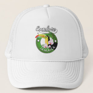 Entdecken Sie die Bahamas Logo Trucker-Mütze Truckerkappe