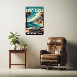 Entdecken Sie die Côte d'Azur Poster
