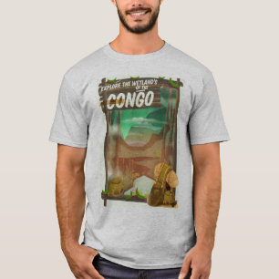 Entdecken Sie die Feuchtgebiete des Kongo T-Shirt
