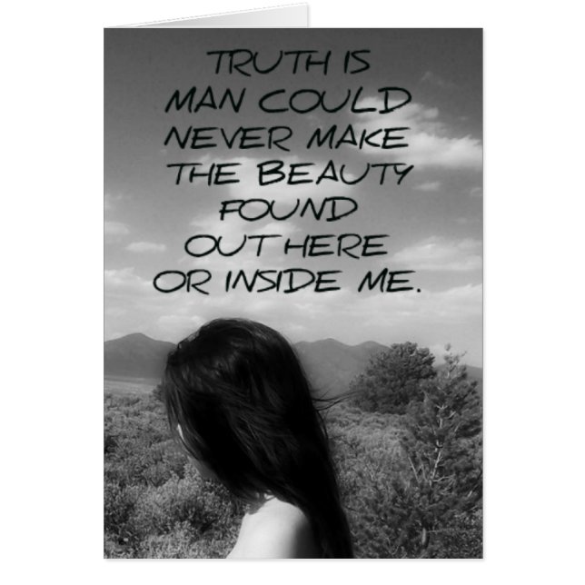 Entdecken Sie die innere Schönheit (Vorne)