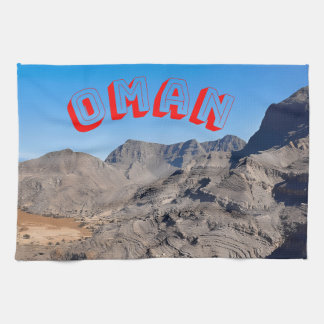 Entdecken Sie die majestätischen Landschaften Oman Geschirrtuch