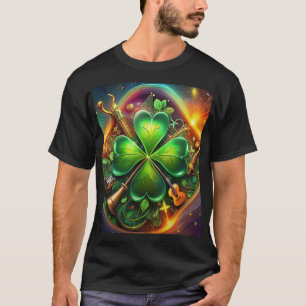 Entdecken Sie die perfekte Harmonie von Kleeblatt, T-Shirt