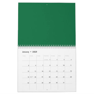 Entdecken Sie die perfekte Mischung aus Grün, Azur Kalender