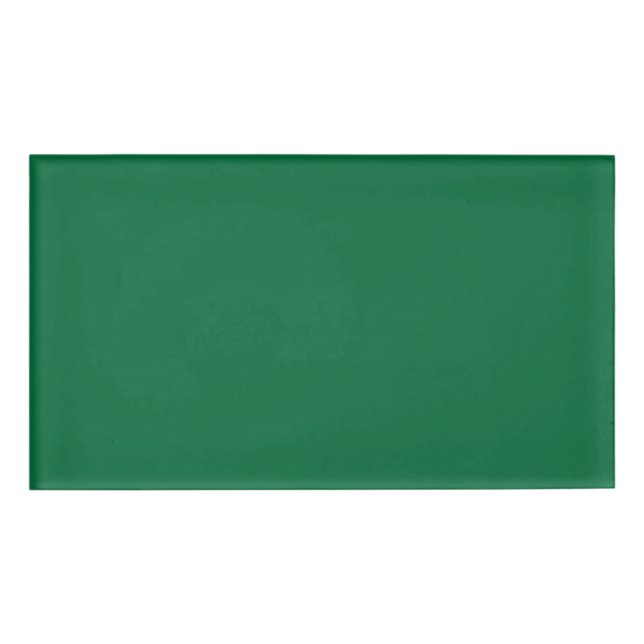 Entdecken Sie die perfekte Mischung aus Grün, Azur Namenschild (Vorderseite)
