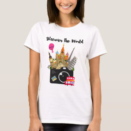 Entdecken Sie die Reise der europäischen Sehenswür T-Shirt