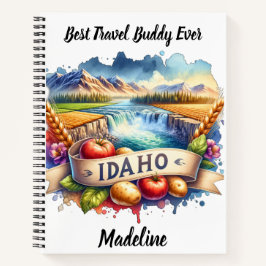 Entdecken Sie die Schönheit der Ernte in Idaho! Notizbuch