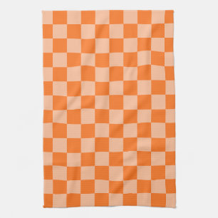 Entdecken Sie die Schönheit des orangefarbenen Sch Geschirrtuch