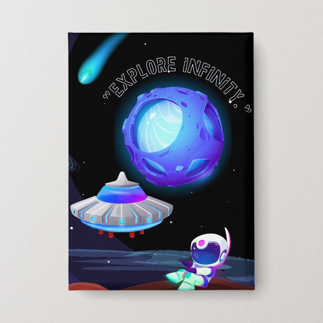 Entdecken Sie die Unendlichkeit Button (Vorderseite)