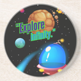 Entdecken Sie die Unendlichkeit Getränkeuntersetzer