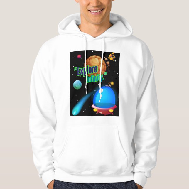 Entdecken Sie die Unendlichkeit Hoodie (Vorderseite)
