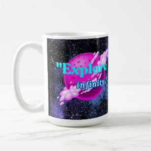 Entdecken Sie die Unendlichkeit Kaffeetasse