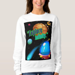 Entdecken Sie die Unendlichkeit Sweatshirt