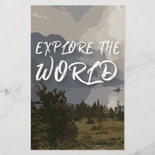 Entdecken Sie die Welt 5,5" x 8,5" Flyer