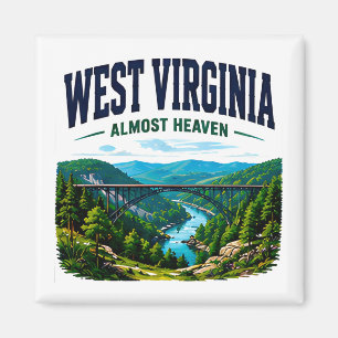 Entdecken Sie die wilde Schönheit West Virginias Magnet