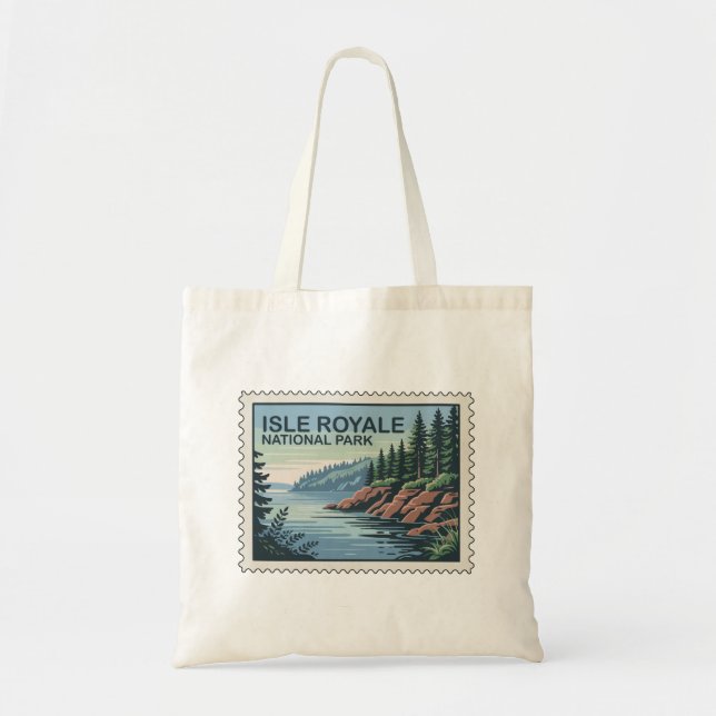Entdecken Sie die wilde Seite der Isle Royale Brie Tragetasche (Vorne)