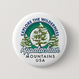 Entdecken Sie die Wilderness Appalachian Mountains Button