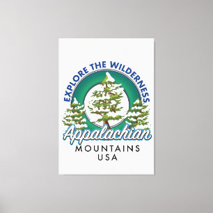 Entdecken Sie die Wilderness Appalachian Mountains Leinwanddruck