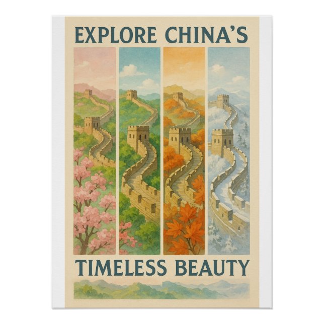 Entdecken Sie die zeitlose Schönheit der China Poster (Vorderseite)