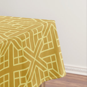 Entdecken Sie elegante geometrische Muster mit Gol Tischdecke