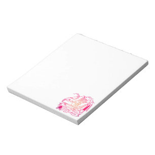 Entdecken Sie mehr Rosa Camper Van Mountain Nature Notizblock